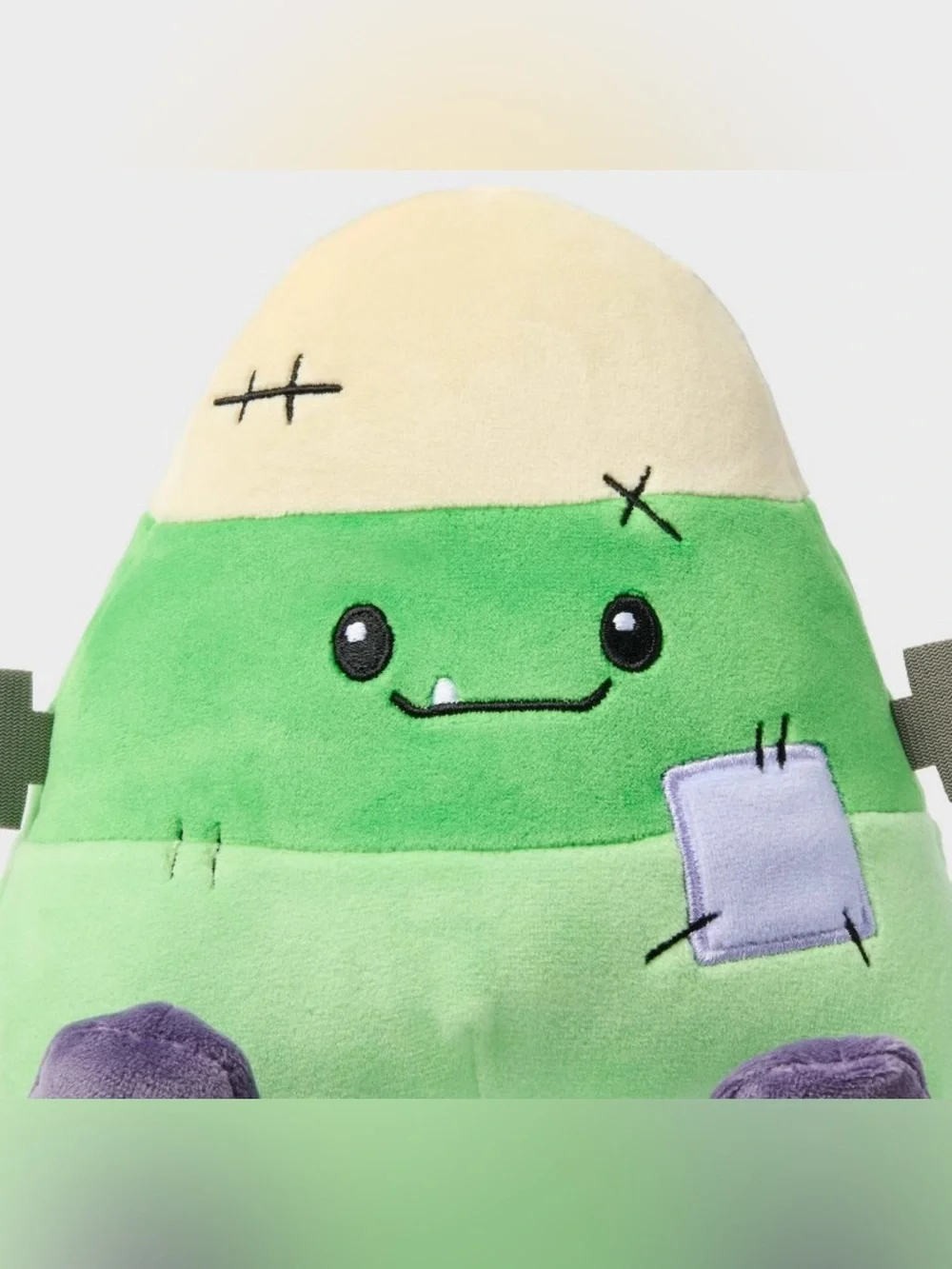 Halloween Frankenstein Candy Corn 7” Plush Green Monster